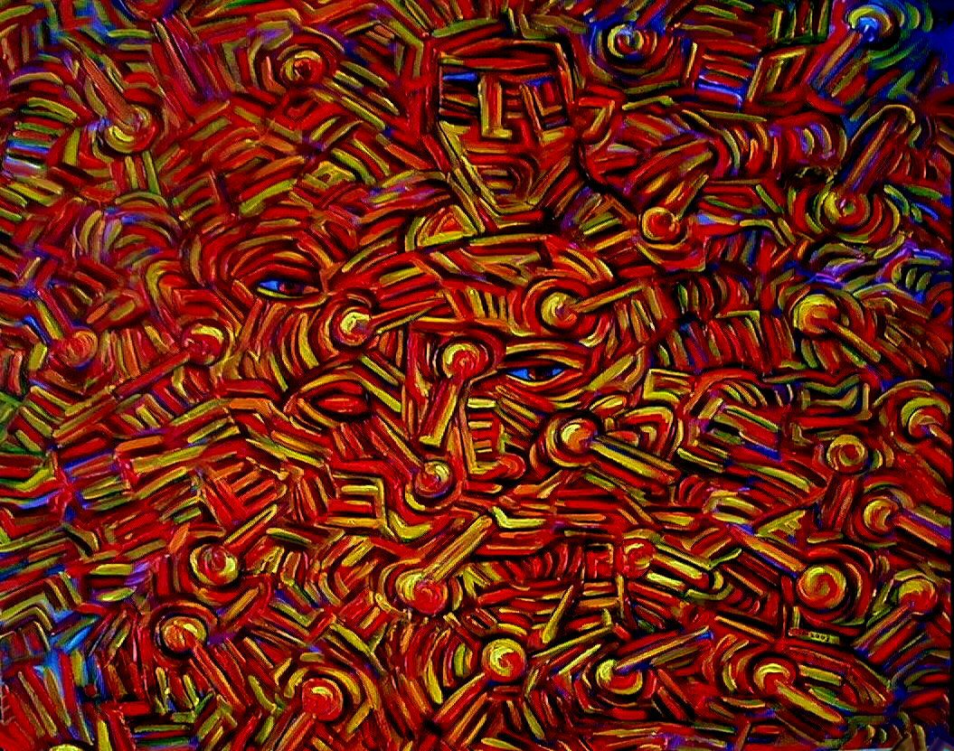 Portrait of Addiction by artist Tony de Carlo - www.tonydecarlo.com